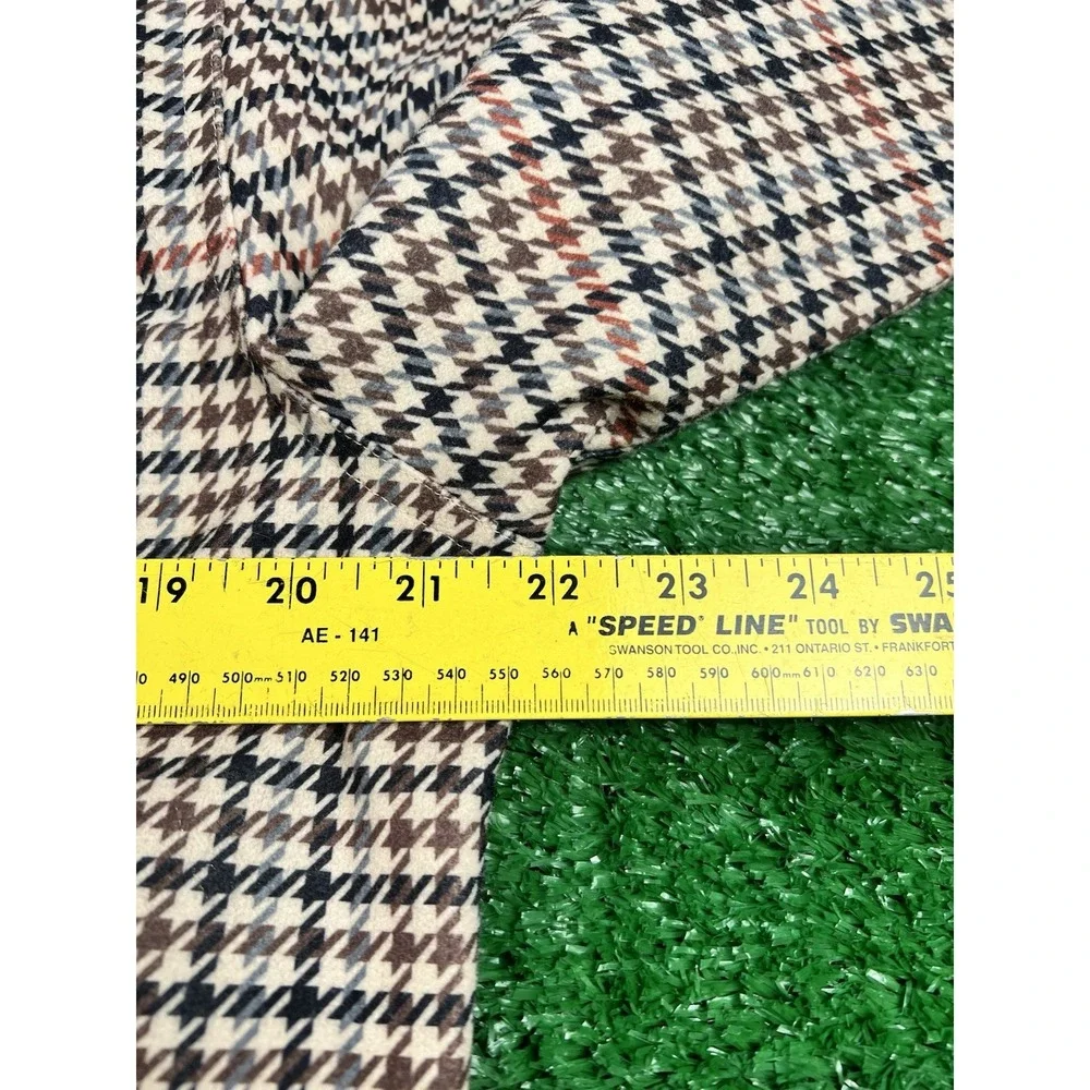 Bound UK Axel Wool Dogtooth Coach Jacket Men's SZ S Preppy Heritage EUC